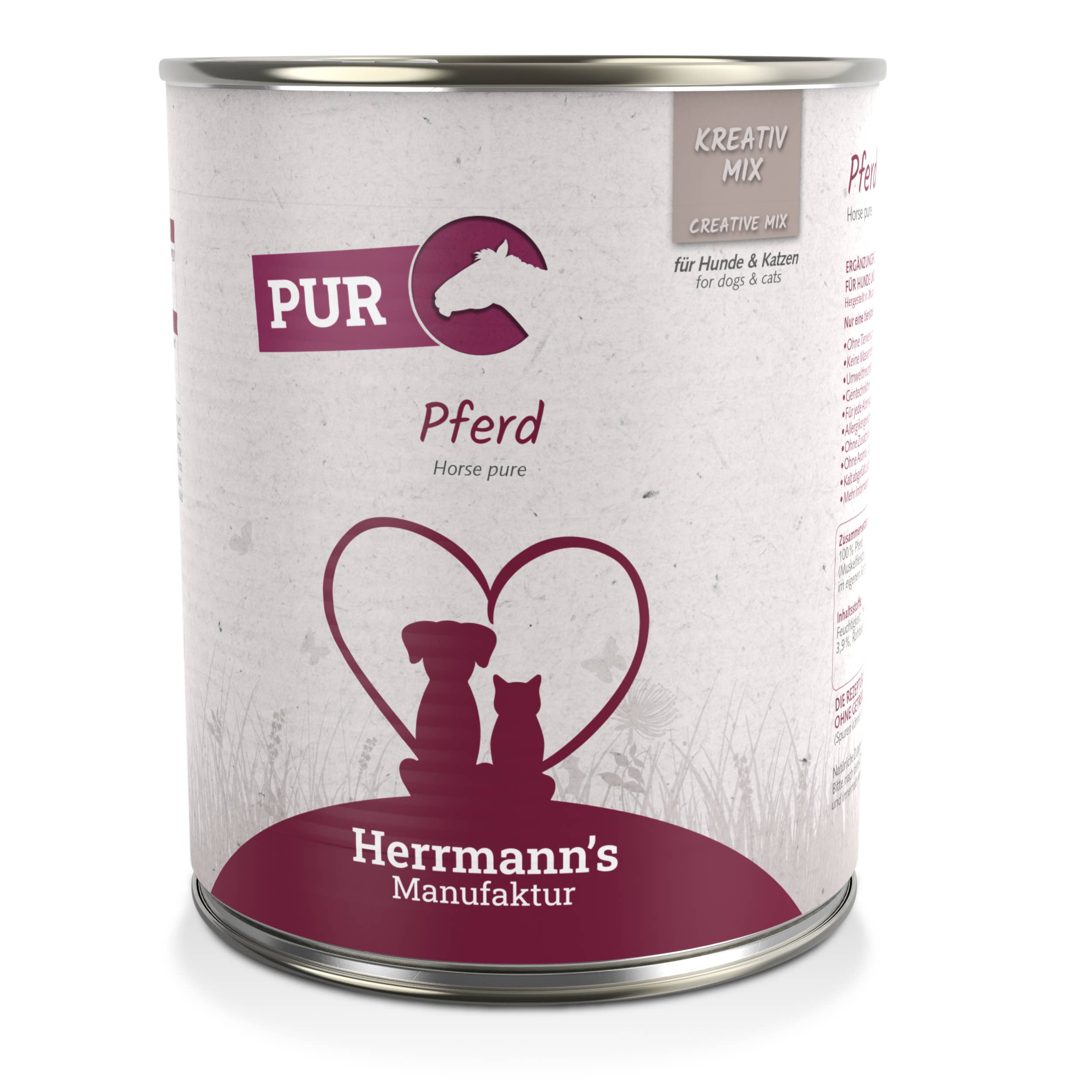 Finest Petfoods – wholesale Husdjursfoder – Hund – Herrmanns PURE Häst 800 g0