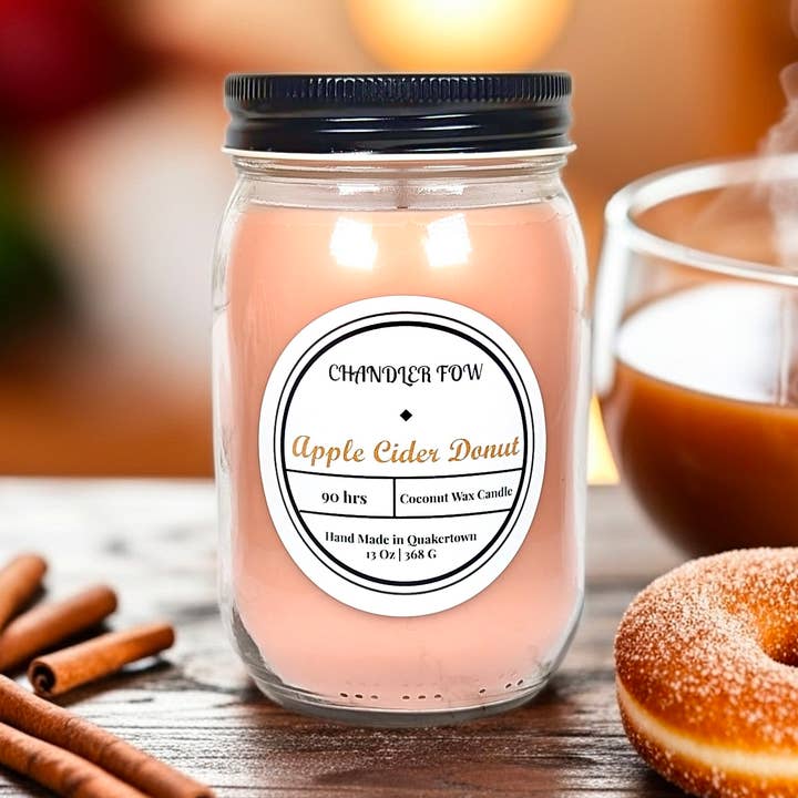 Chandler Fow - Wholesale Jar/Filled Candle - Apple Cider Donut 13 Oz Candle0