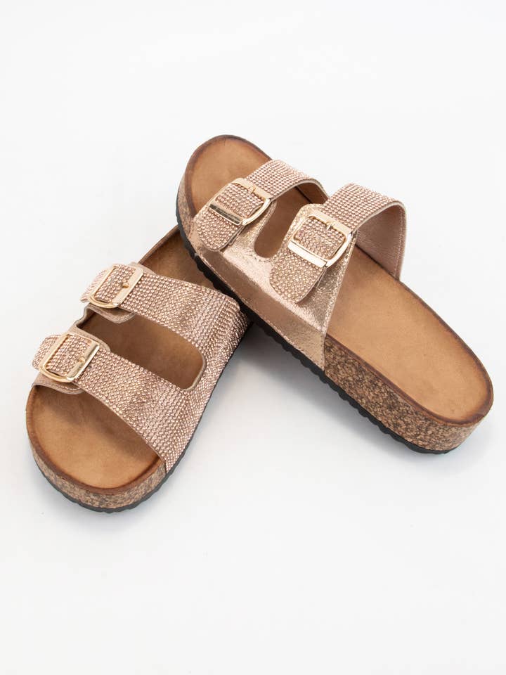 CCOCCI - Wholesale Sandals - Women's - JEWELED BIRKENSTOCK SLIDE5