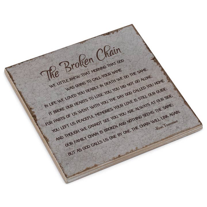 Dicksons - Wholesale Decorative Tabletop Object - The Broken Chain Decorative Ceramic Tile2