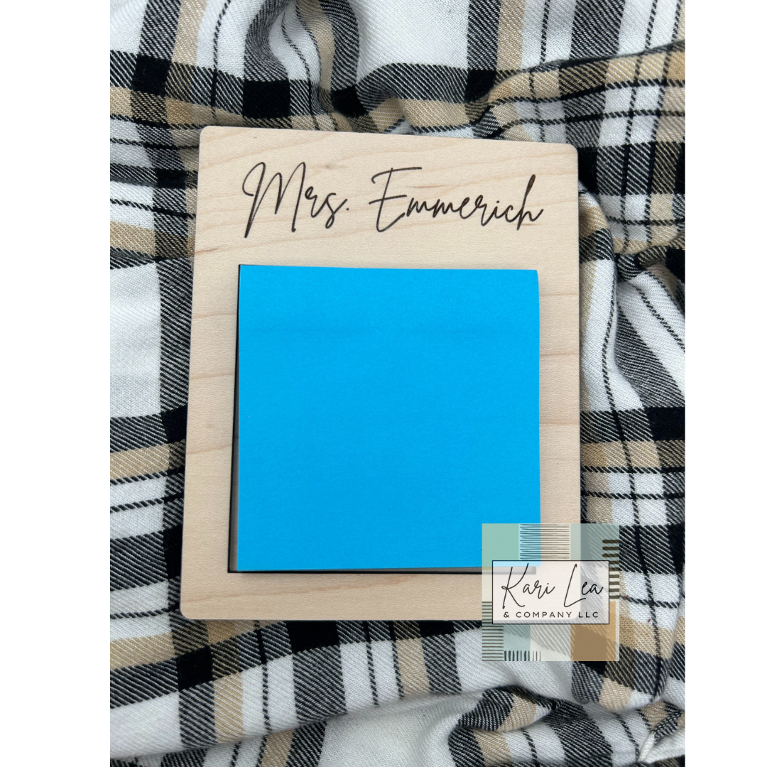 Kari Lea & Company LLC - Wholesale Sticky Notes - Personalized Sticky Note Pad/Holder1