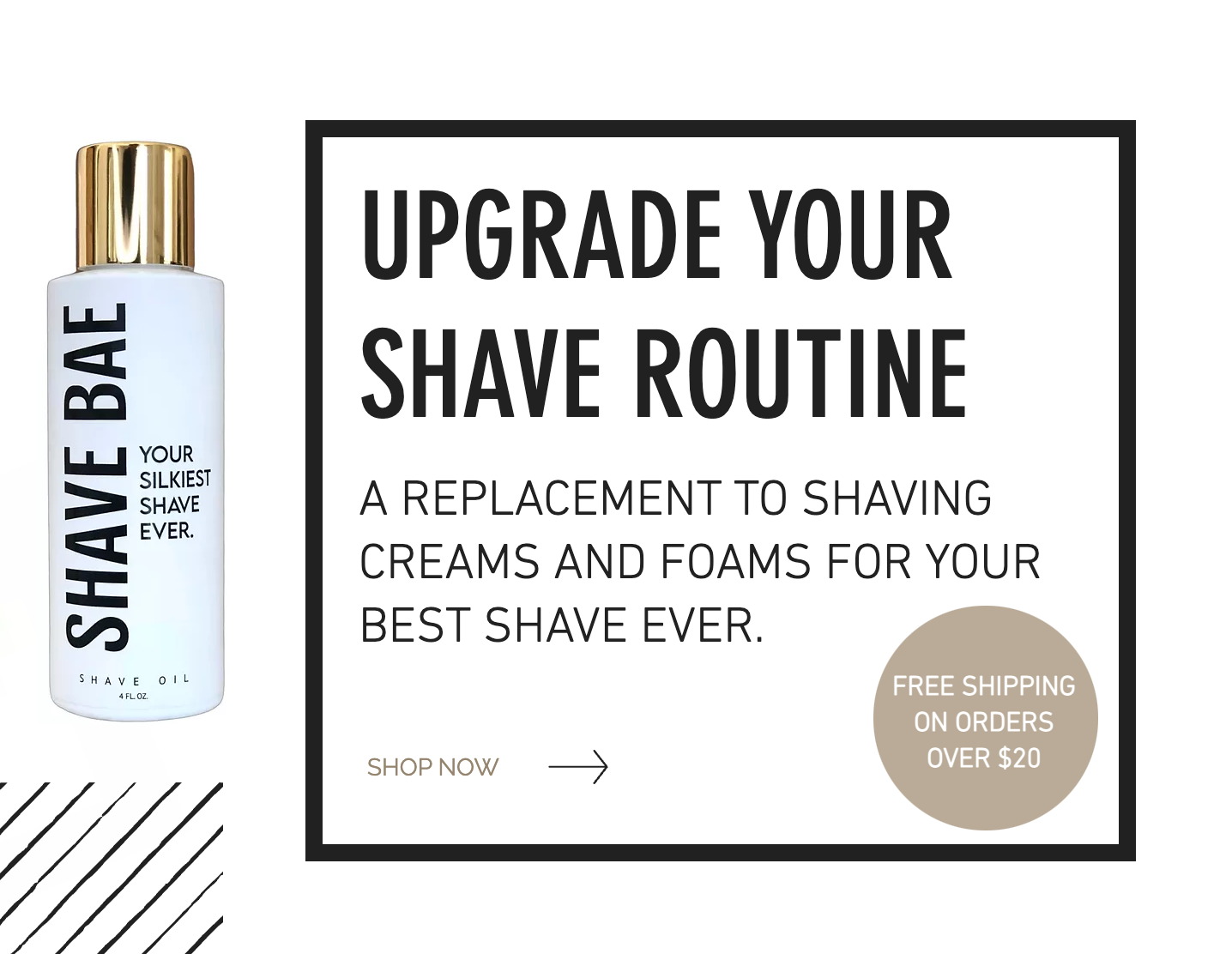 Shave Bae - Wholesale Shaving Cream - Shave Bae - All natural shaving oil14