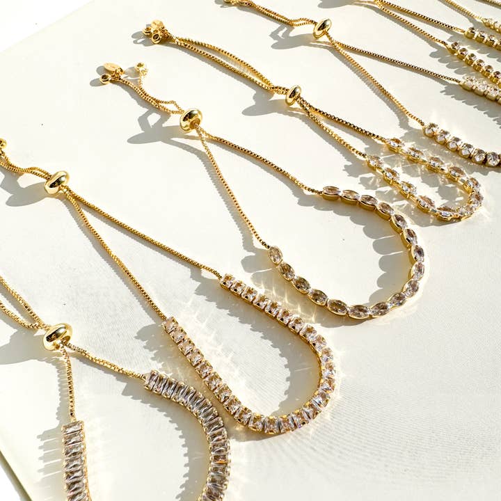 Savvy Bling - Wholesale Tennis bracelet - Semi Precious Pave Adjustable Bracelets10