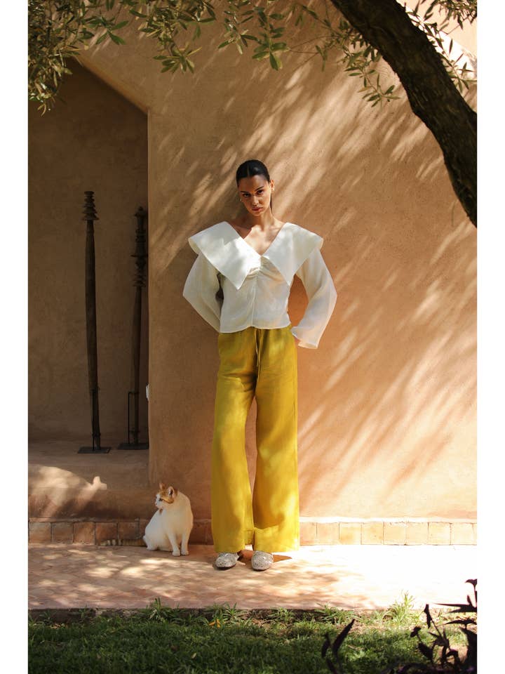 Today Linen Pants SS25 for wholesale by Dor Raw Luxury