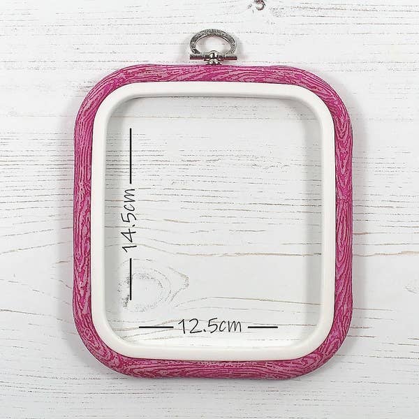 Nurge - Wholesale Craft Supplies - Nurge Flexi Hoops Square 125 x 145mm ((5"x 5 3/4")2