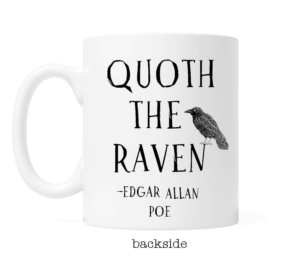 Fly Paper Products – wholesale Coffee mug – Quoth The Raven Nevermore Poe Coffee or Tea Mug 1