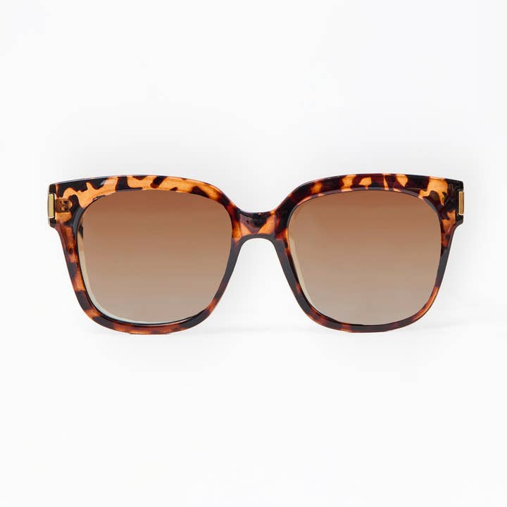 Krista Polarized Sunglasses | Brown Tortoise for wholesale by Mary Square