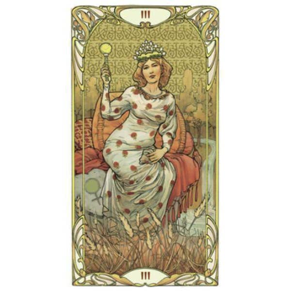 Cardshouse - Wholesale Tarot Cards - Golden Art Nouveau Tarot Cards Lo Scarabeo