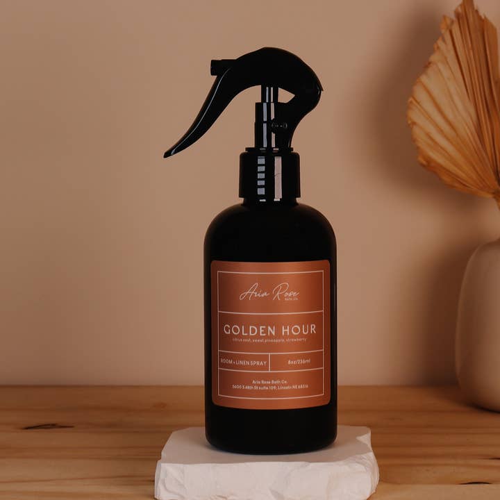 Aria Rose Bath Co - Wholesale Room & Linen Spray - Golden Hour Room + Linen Spray0