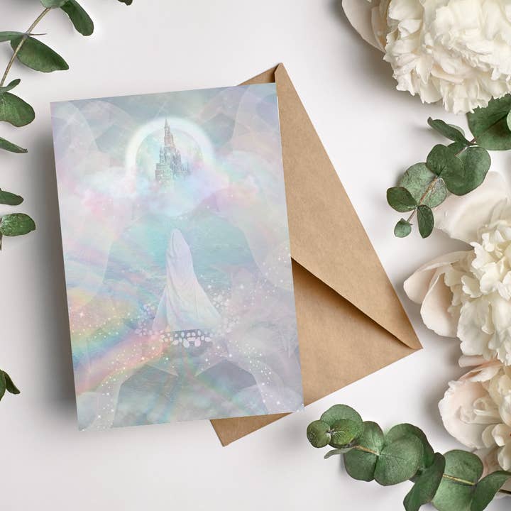 (BL52) RÊVE ( Carte de Vœux Méditation Interactive ) pour la vente par Jellow Cards & Gifts