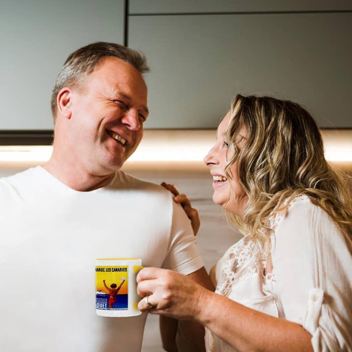 3dRose – Engroshandel Kaffekrus – 3dRose, Vintage Le Marco. Les Canaries Ocean Liner Rejseplakat, Krus3