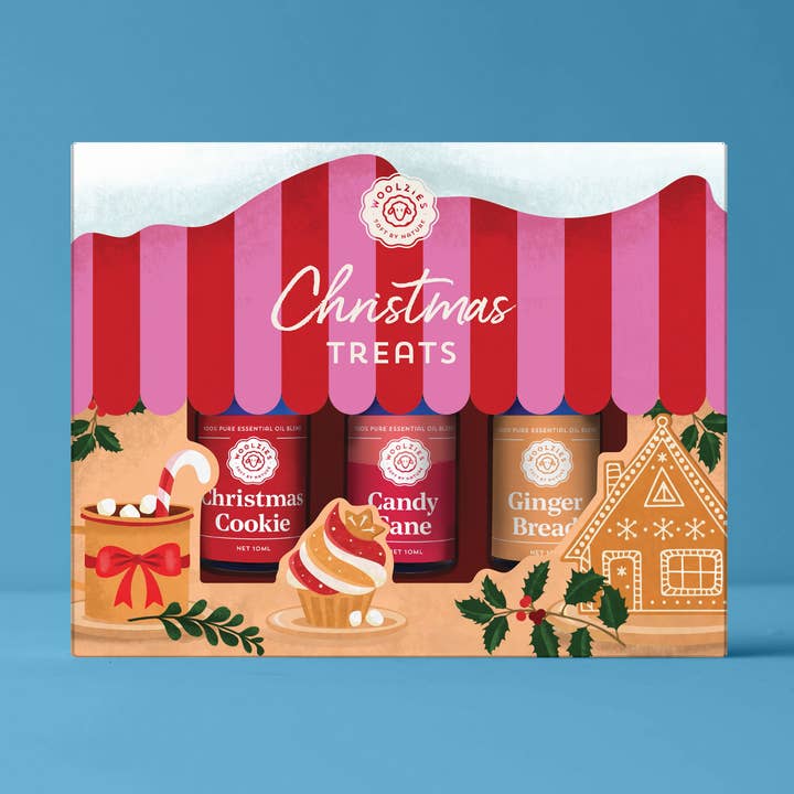 Christmas Treats Set Of 3 for wholesale by Woolzies