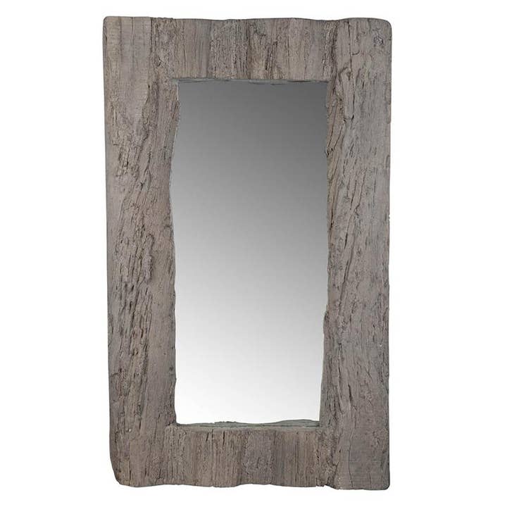 A&B Home Group Inc. - Wholesale Wall Mirror - 24x2.5x39" Soren Magnesia Mirror - Brown