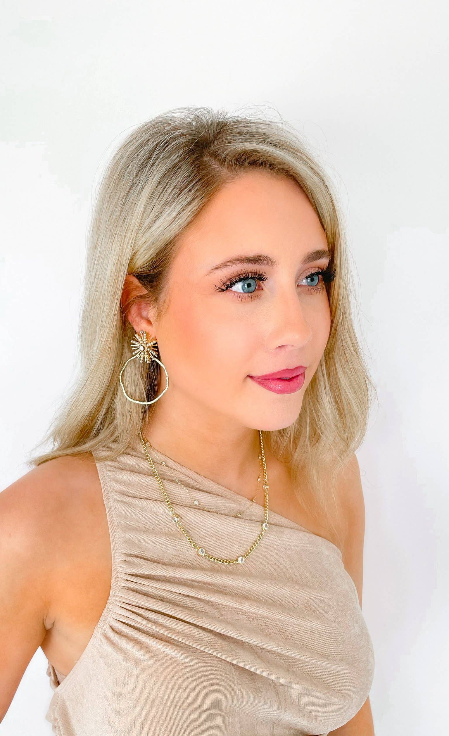 Taylor Shaye Designs - Wholesale Oorringen - Opal Sunburst Hoops4