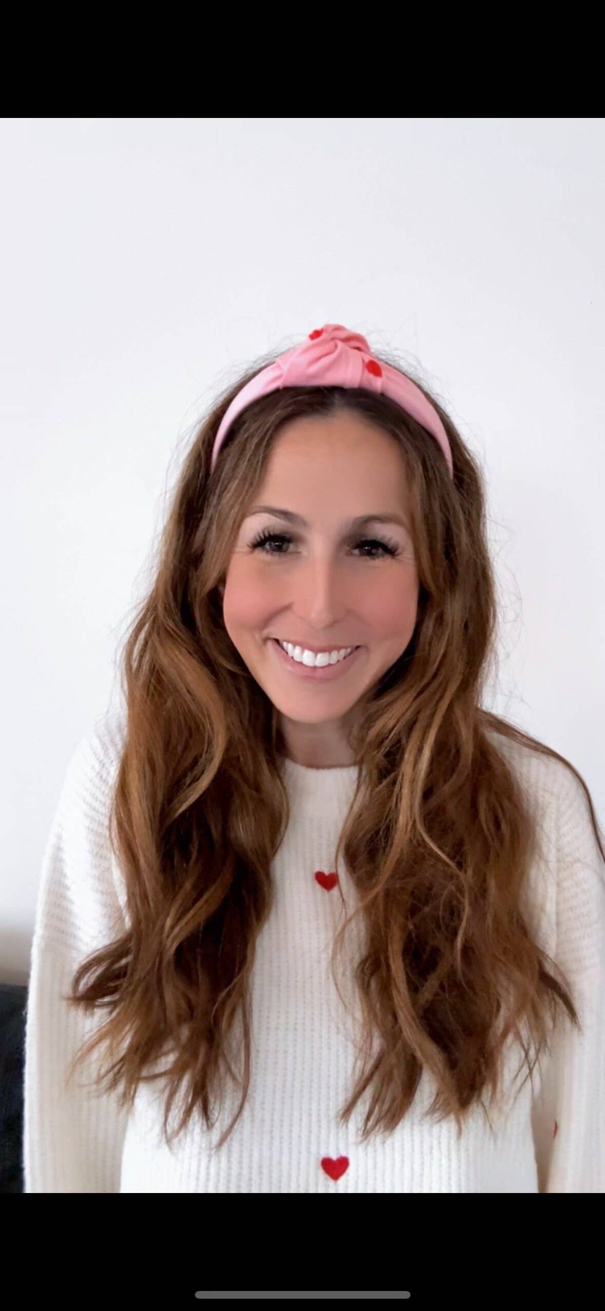 Brynnbands - Wholesale Fashion headband – women's - Valentine's Heart Top Knot Headband with Hair Tie5