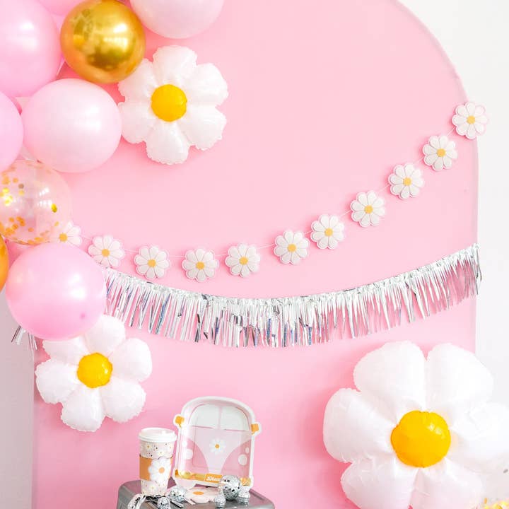My Mind’s Eye - Wholesale Party Sign/Banner - PLGOG03 - Disco Daisy Puffy Felt Banner Set1