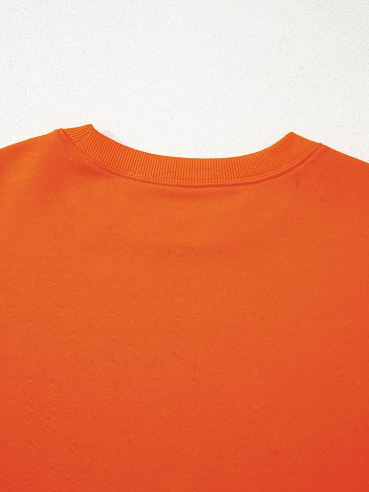 Babs + Birdie - Vente Sweat-shirt – femme - Rudy | Sweat-shirt oversize à épaules tombantes avec rayures universitaires10