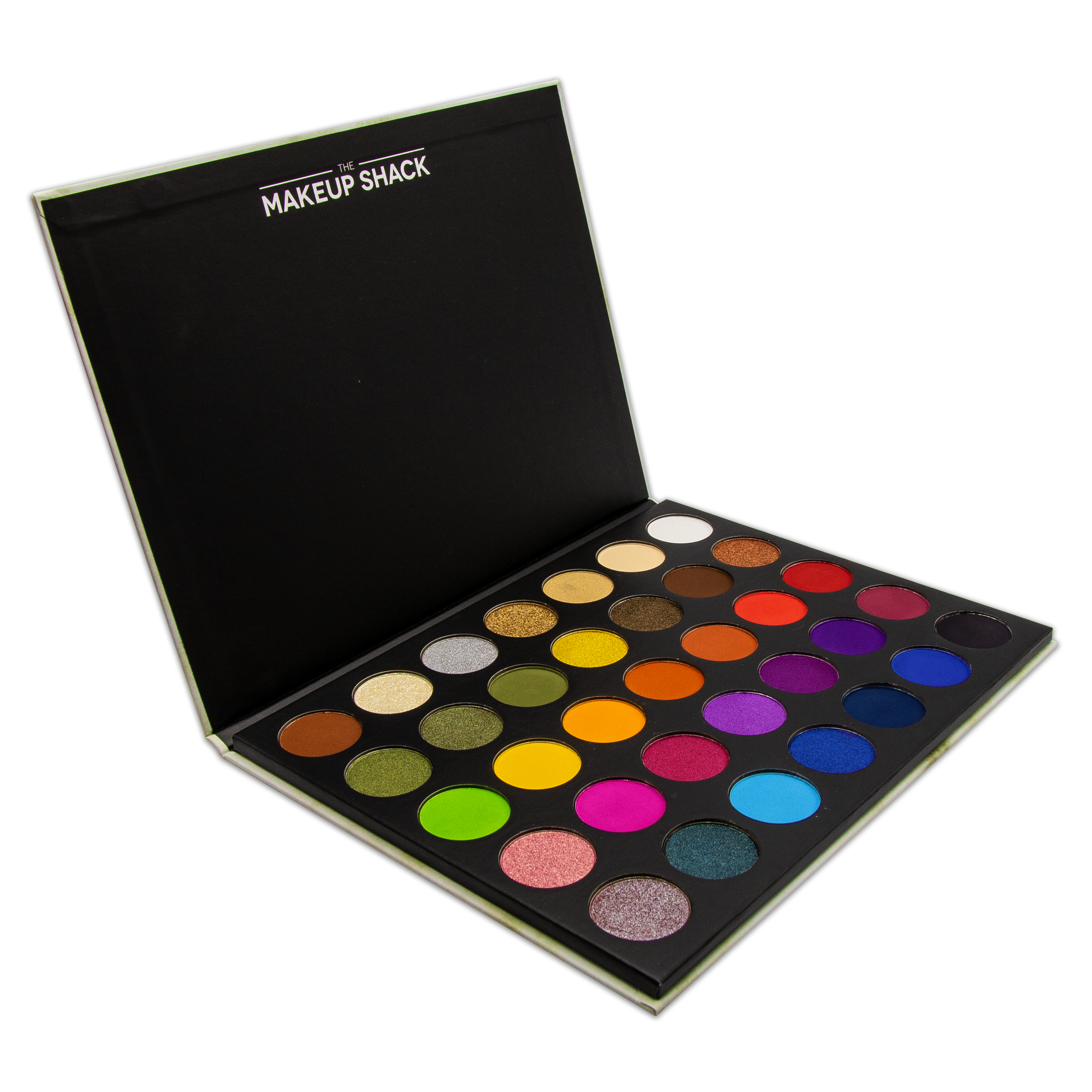 The Makeup Shack – Paleta de sombras por atacado – Paleta Rainforest da The Makeup Shack1
