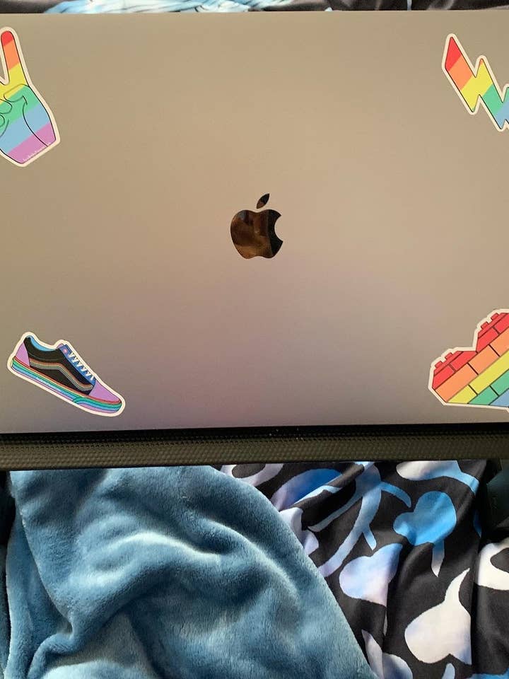 Rainbow Sneaker Kicks LGBTQ+ Pride Sticker for wholesale by Two Brides Presents