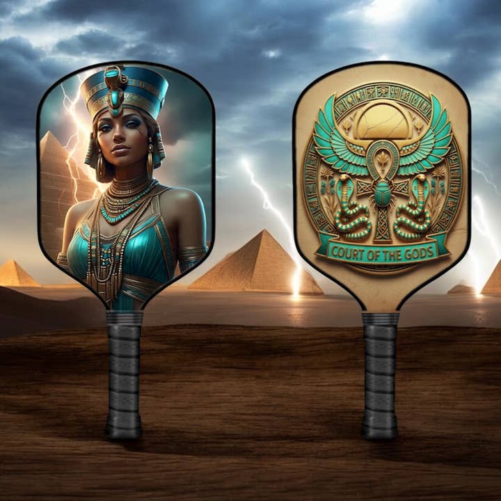 Ancient Egyptian Gods - Isis - Pickleball Paddle for wholesale by The Mad Pickler