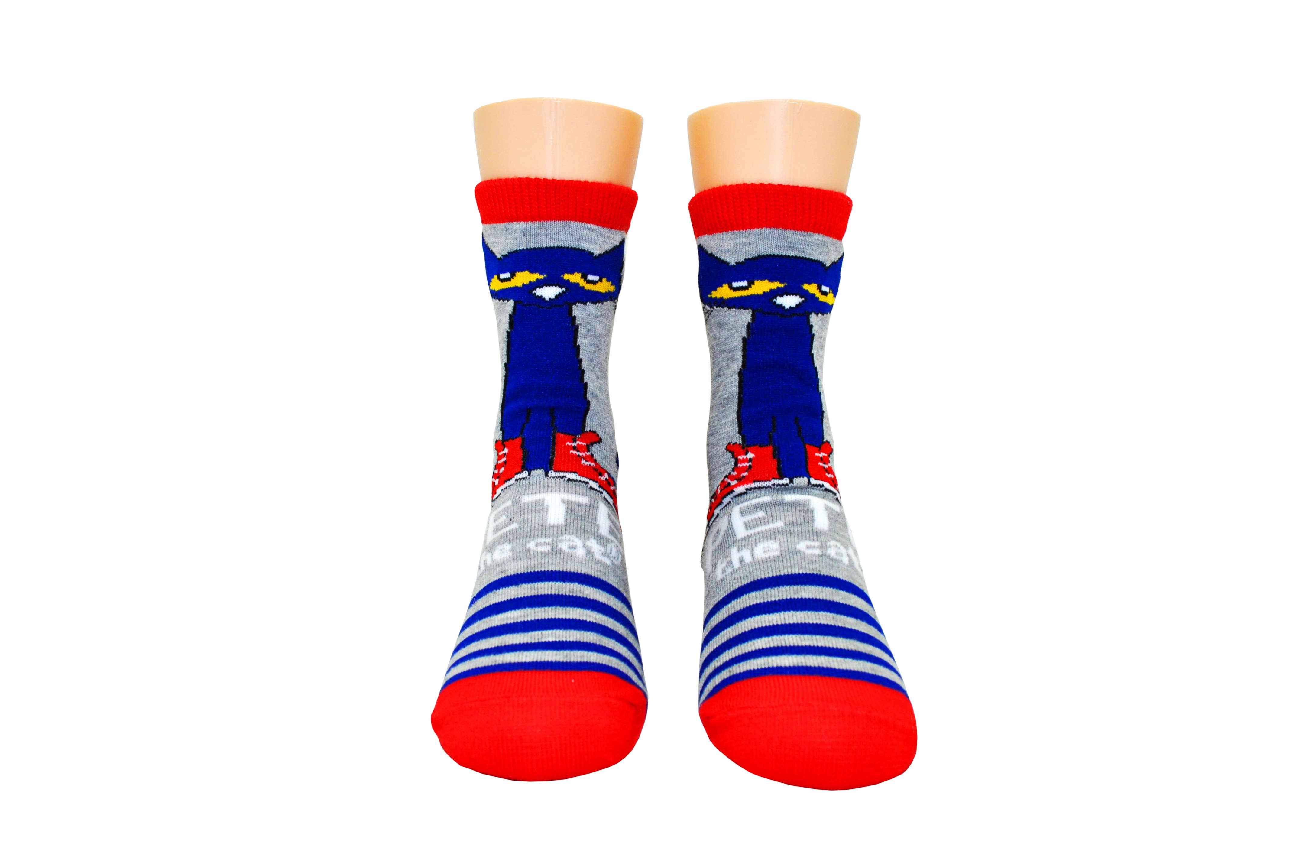 Everything Legwear - Wholesale Socks - Kids - Pete the Cat In His Shoes Crew Socks