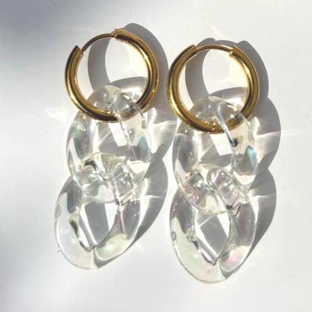 Örhänge • Klar guld • för wholesale av Ute Arnold / Hej.Ibiza