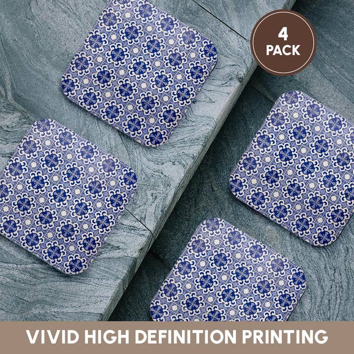 3dRose - Wholesale Coasters - 3dRose, Portugal, Porto, Hand painted ceramic tiles decorate building. 1, Coaster12