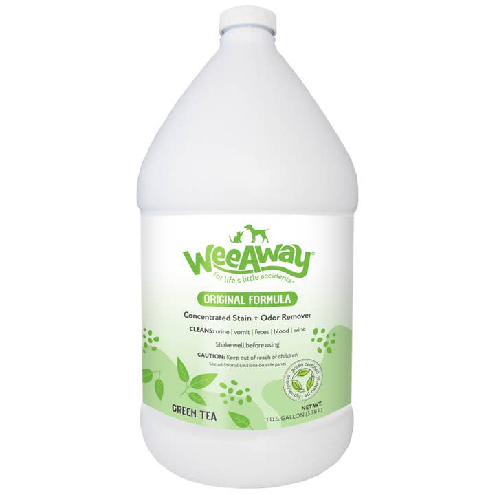 Détachant pour urine d'animaux - Parfum thé vert - 1 gallon pour la vente par Wee Away