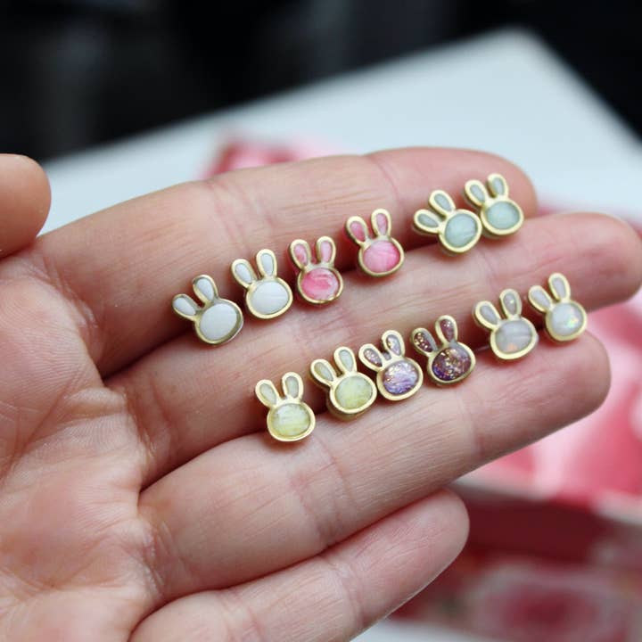 Studio Niani - Wholesale Stud/Post Earrings - Minimalist Earrings, Tiny Stud Earrings, Bunny Earrings5