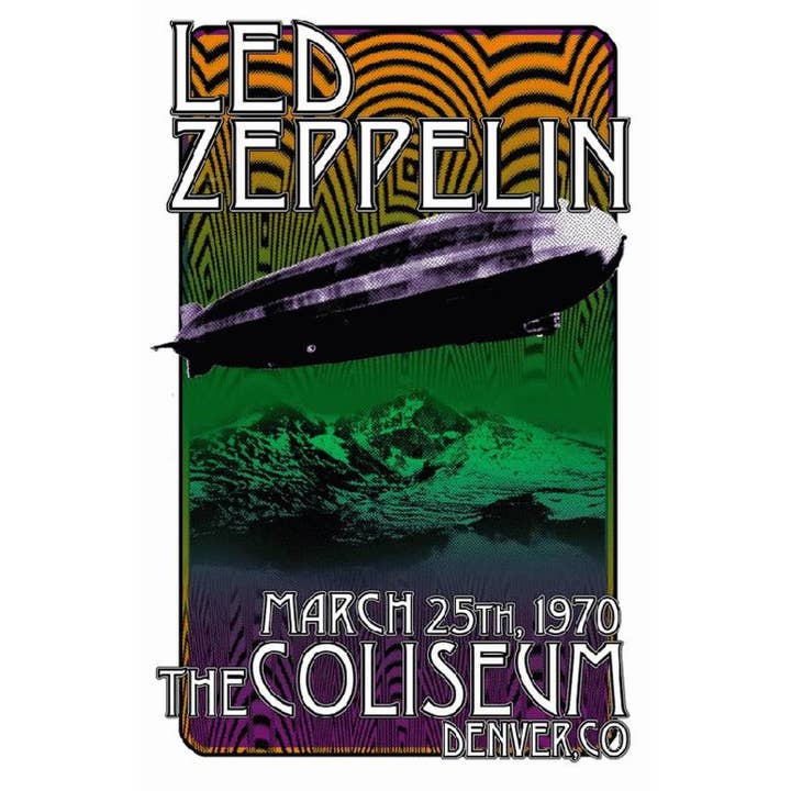 PosterSource - Wholesale Poster - Led Zeppelin Denver 1970