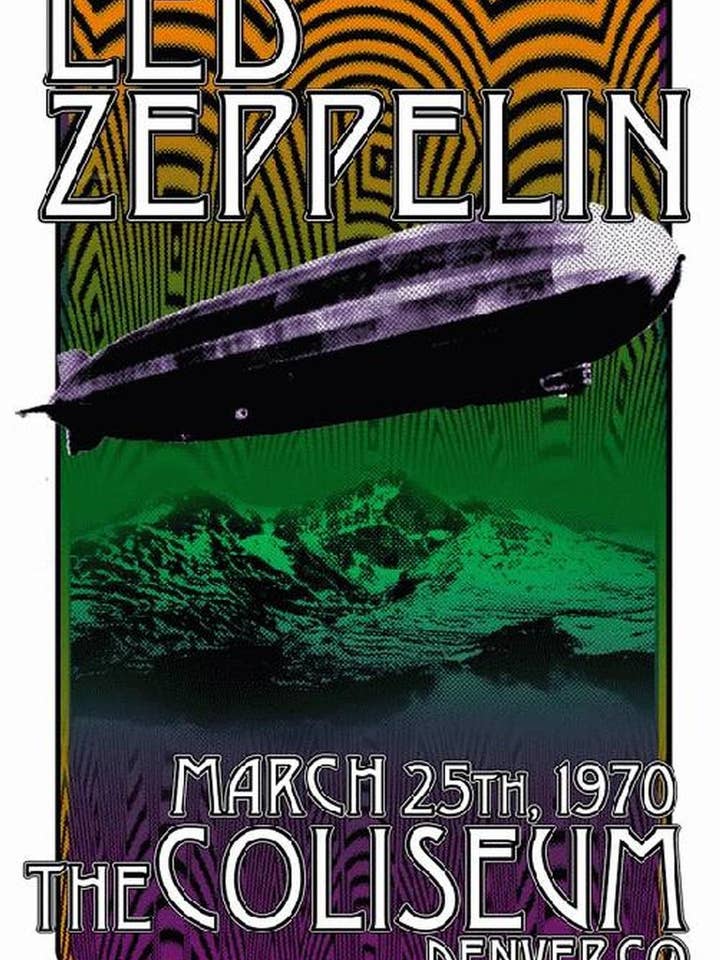 Led Zeppelin Denver 1970 for wholesale by PosterSource