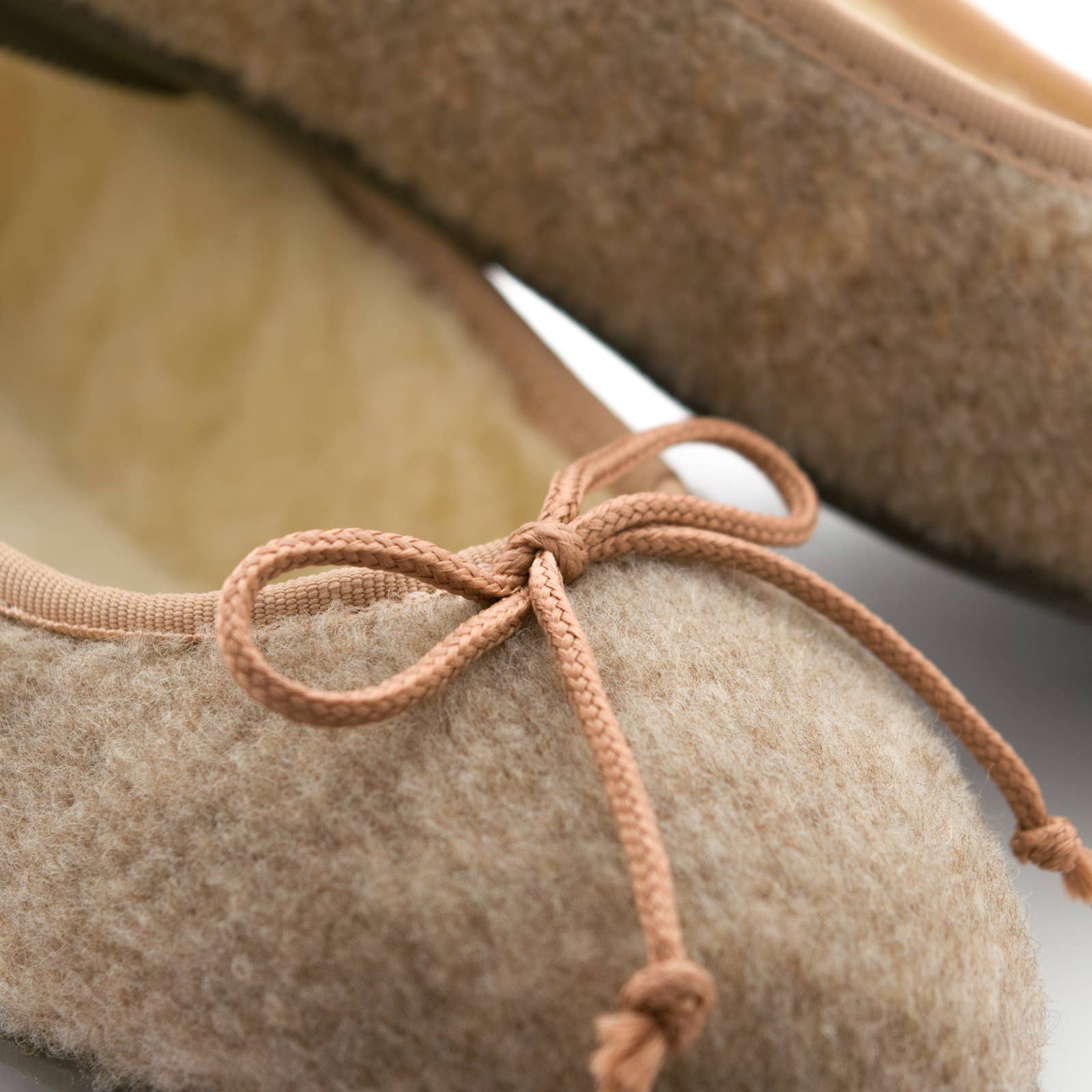 HAIKON HADA - Wholesale Slippers - Women's - Beige ballet slippers for home4