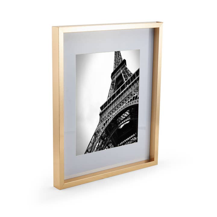 Mikasa 16x20in Gold MDF Portrait Frame 16x20 matted 11x14 for wholesale on Faire3