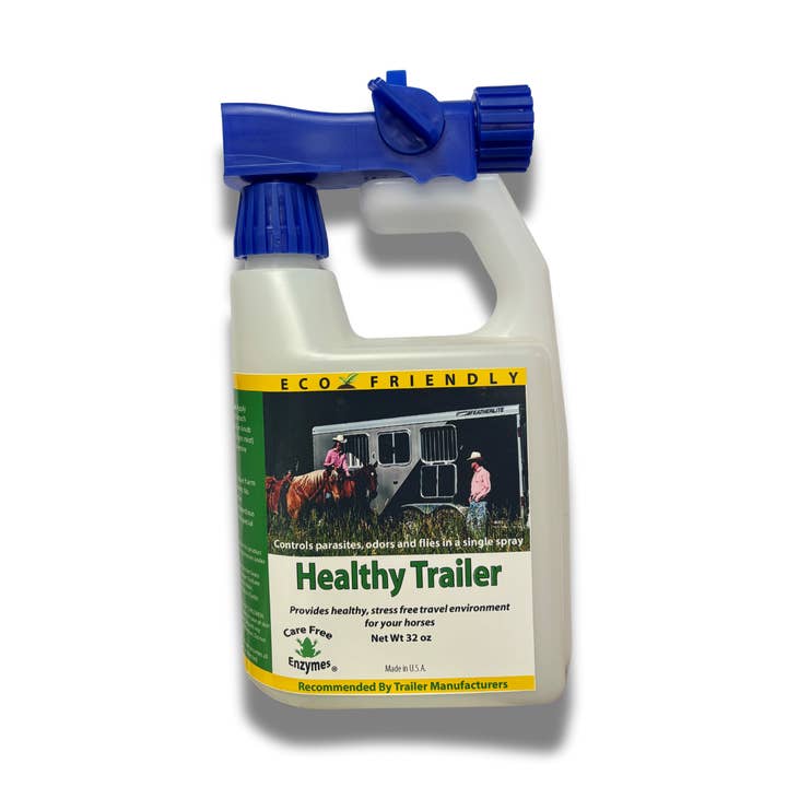 Horse & Livestock Trailer Cleaner & Deodorizer | Healthy Trailer | 32 oz & 33.9 oz for wholesale by Carefree Enzymes