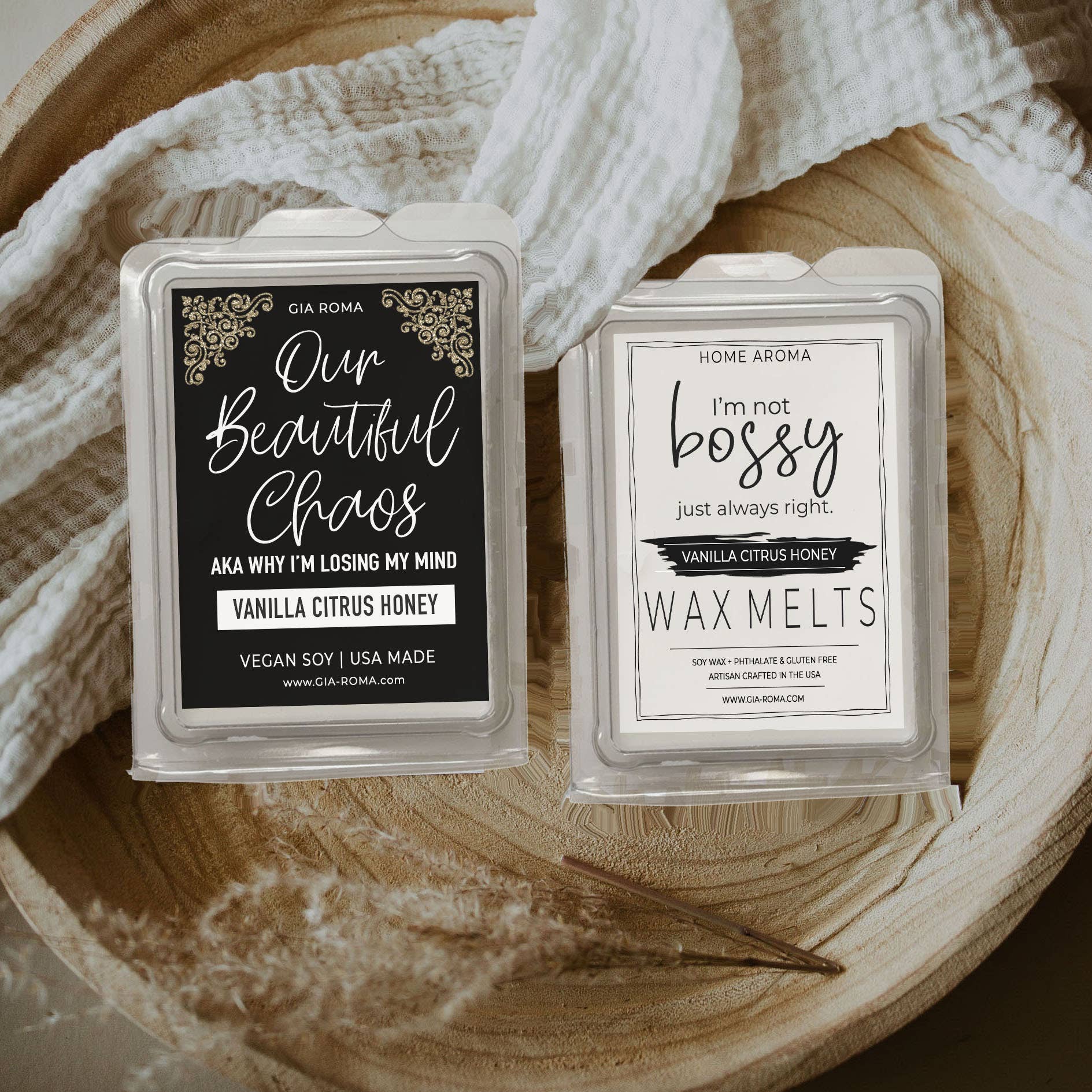 Gia Roma - Vente Fondants - Cadeaux pour la fête des mères, bon marché et amusants, uniques, à base de cire de soja, parfumés108