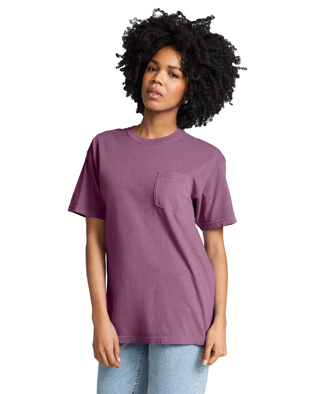 Total Apparel - Wholesale T-Shirt - Unisex - Comfort Colors Garment-Dyed Pocket Blank T-Shirt | 6030CC35