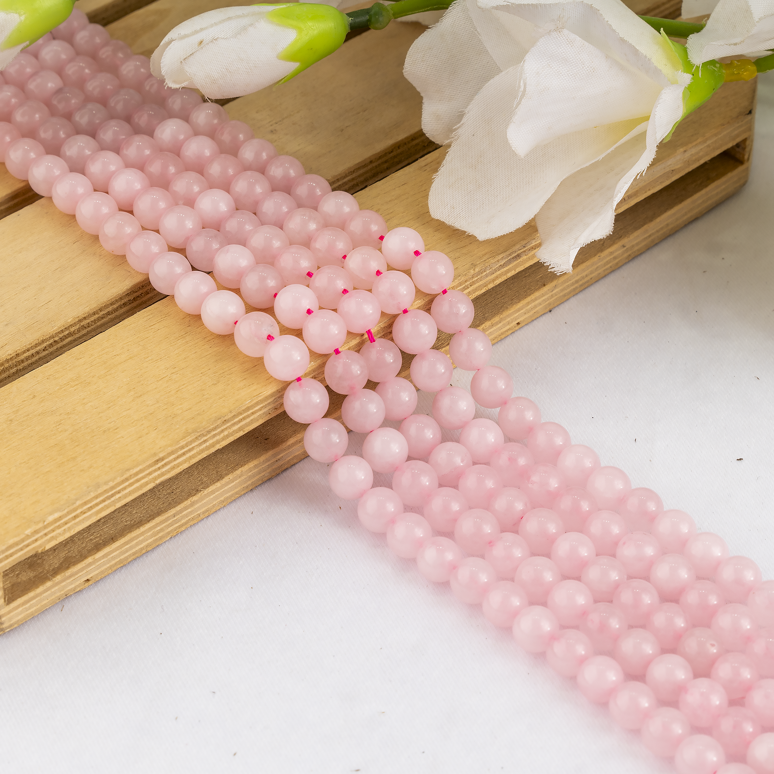 Soothing Crystals Beads - Wholesale Kralen - Kristallen Sieraden Kralen | Rozenkwarts | Geneeskrachtige Edelsteen Kralen6