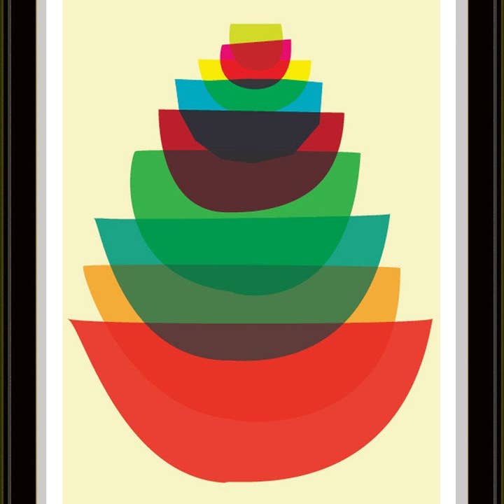 strawberryluna - Wholesale Art Print - Giclee Kitchen Art Print Bowl Stack - Kitchen Print6