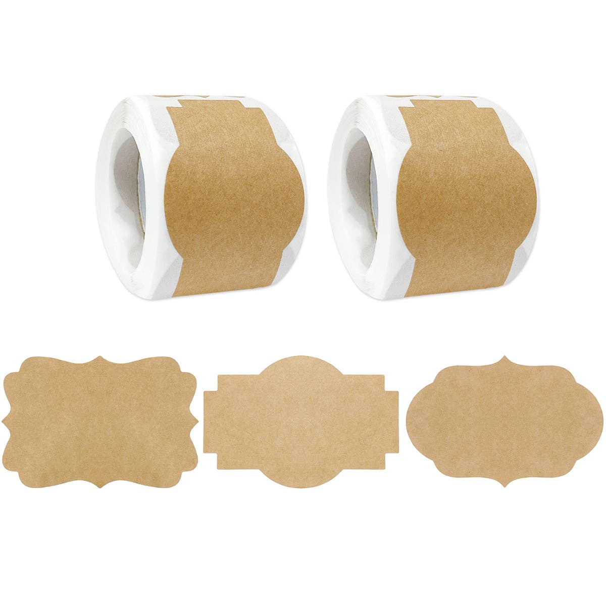 Wrapables.com - Wholesale Gift Tag Label - Wrapables Kraft Paper Sticker Labels for Lids, Mason Jars14
