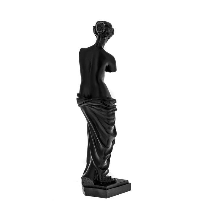 ARTIA LTD – Engroshandel Skulptur – Afrodite af Milos eller Venus de Milo Statue, 23cm Sort Farve