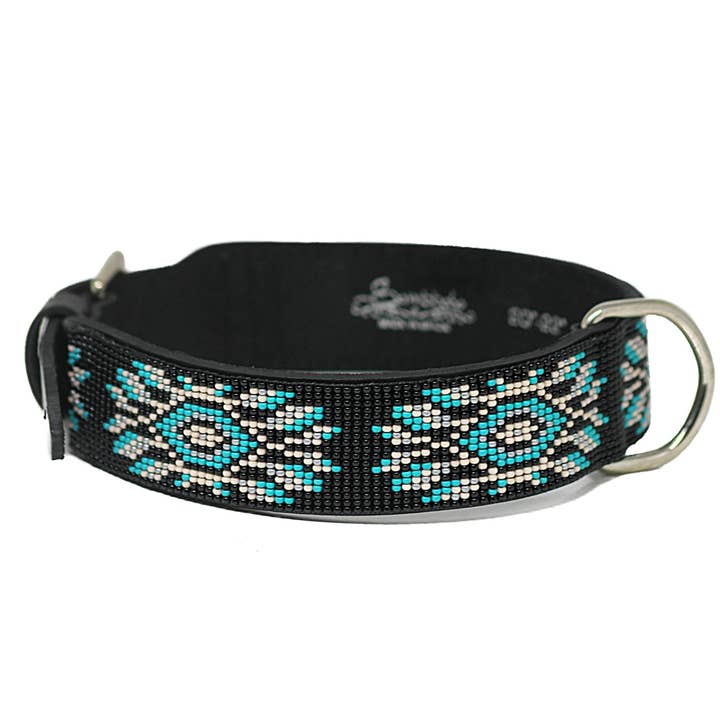 Collier pour chien Bora Bora Sambboho (avec anneau en D central) pour la vente par Sambboho
