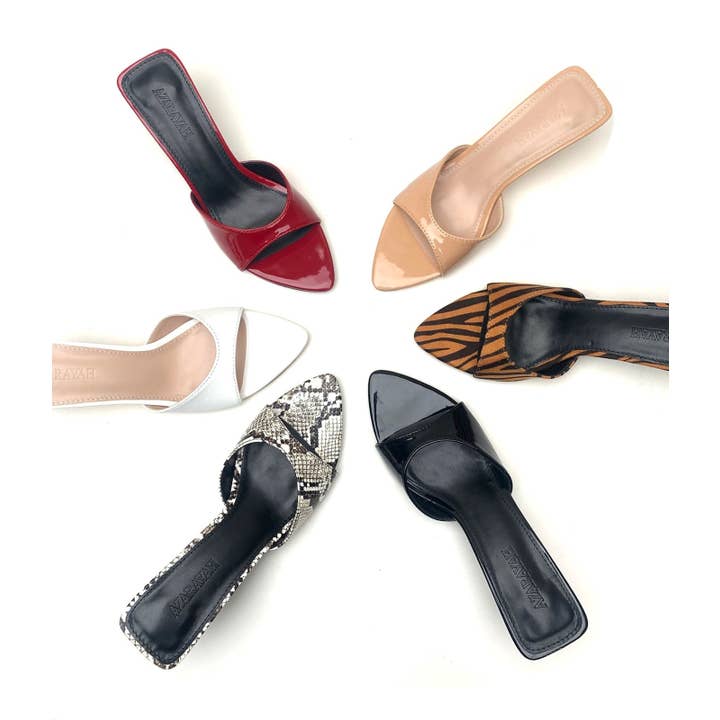 Azarayah - Wholesale Low Heels - Women's - JAWBREAKER - Pointy Kitty HeelÂ