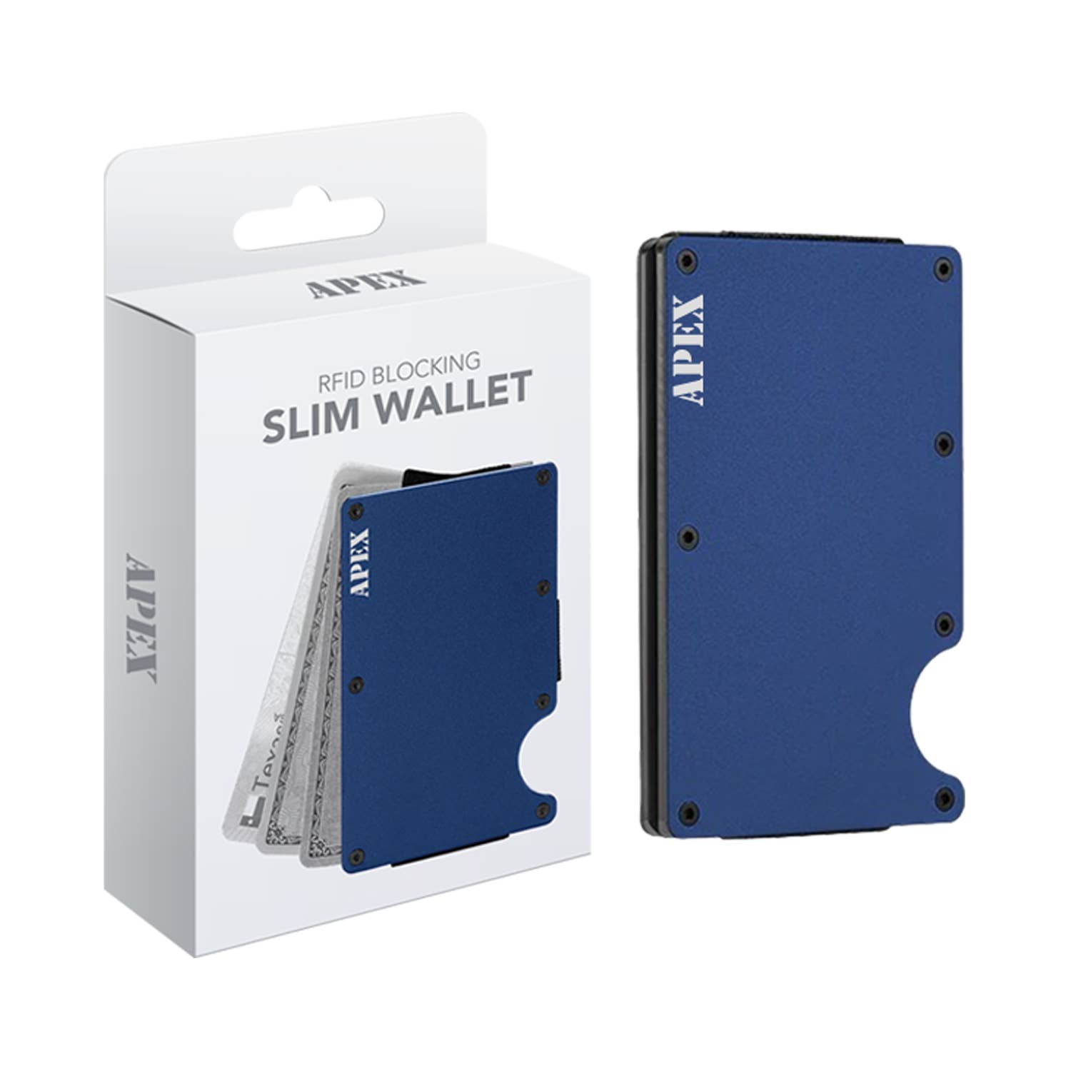 The American Gift Company (TAGCO) - Venta al por mayor Tarjetero - Hombre - Tarjeta de crédito delgada minimalista resistente a los arañazos con bloqueo RFID6