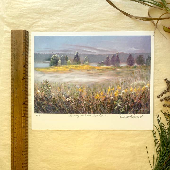 Rebekah Lowell Creative Studio - Wholesale Art Print - "Morning at North Meadow" Brush with Nature Art Print2