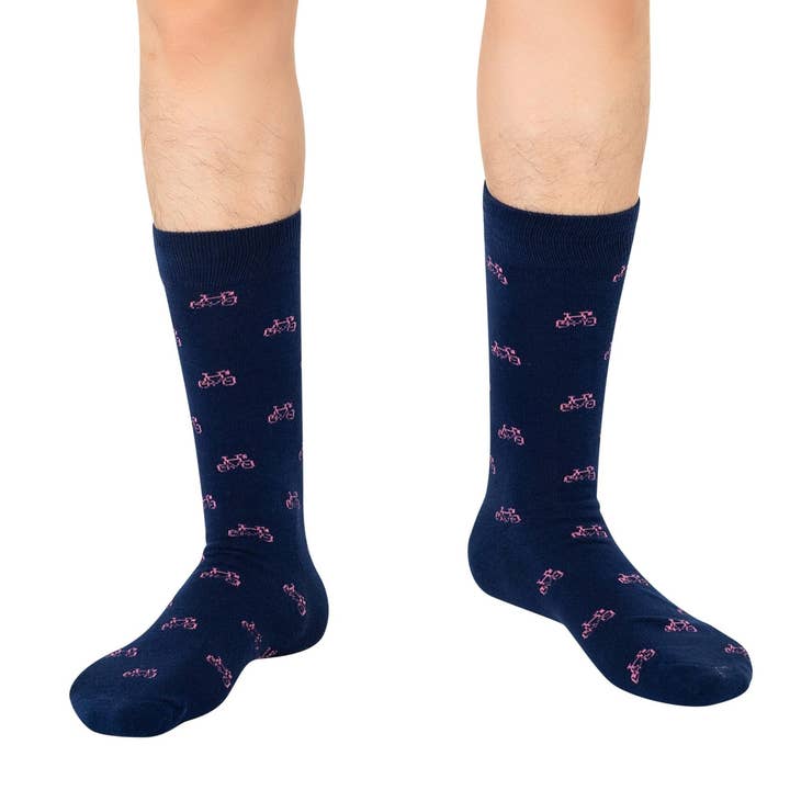AusCufflinks - Wholesale Socks – Men's - Pink Bike Socks3