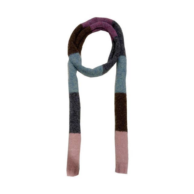 Ultra Narrow Recycled Blend Scarf M5A161 for wholesale by alberalkirk