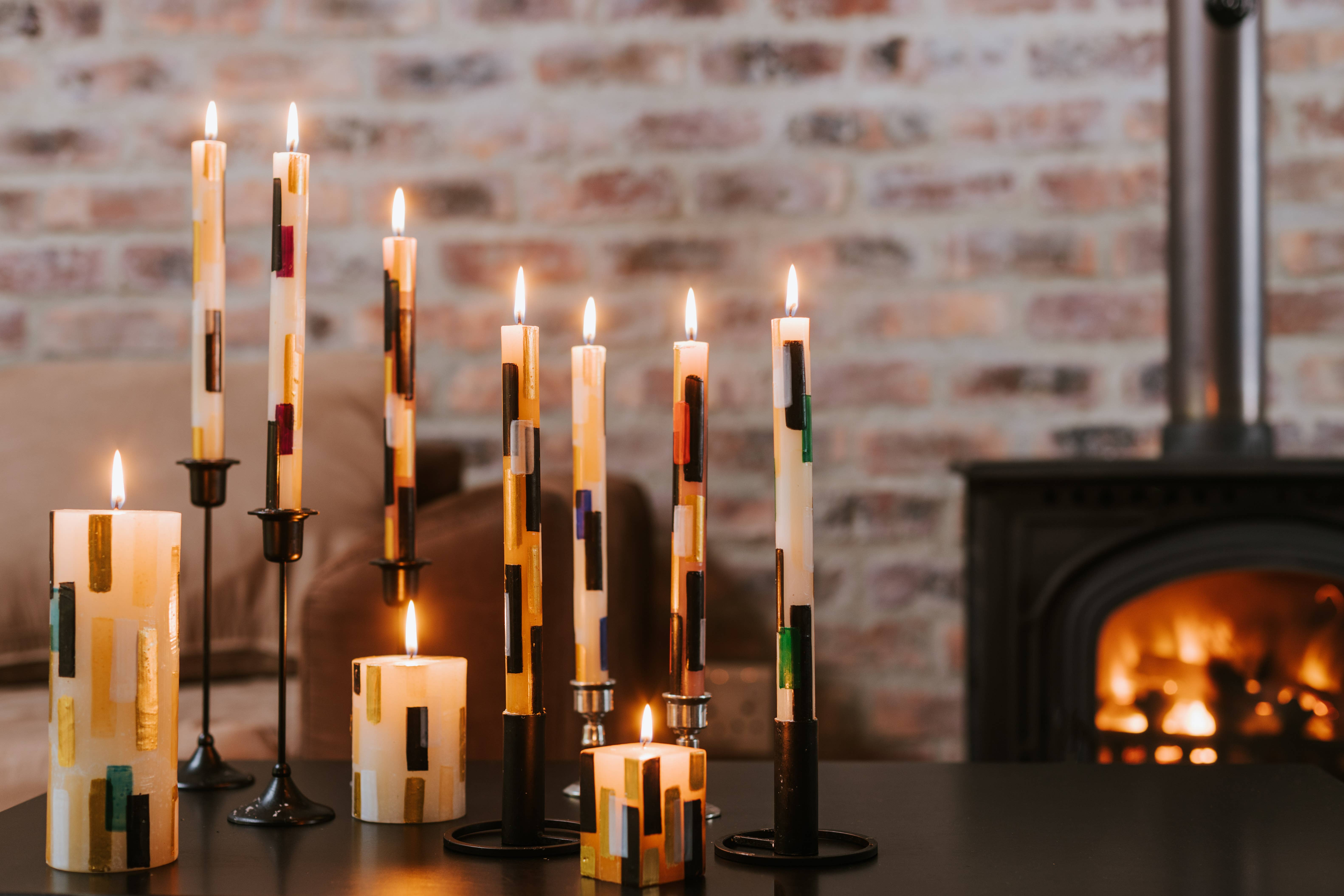 Thumbprint Artifacts - Vente Bougies/bougeoirs coniques - Bougies Klimt9