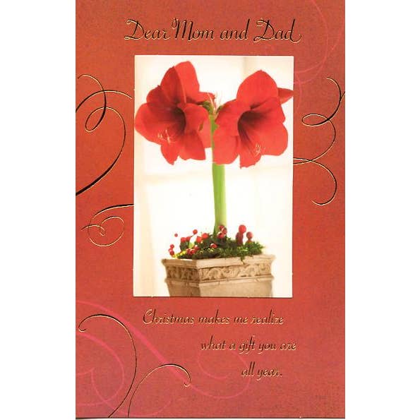 DICKENS INC. - Wholesale Christmas Card - Christmas Mom & Dad | AGTC | MD | GX18100-03Z