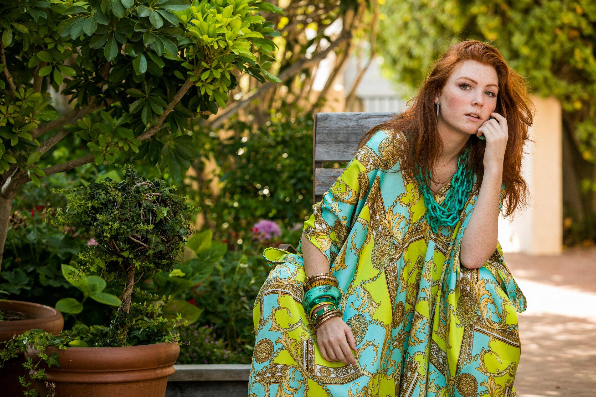 Jennafer Grace - Wholesale Kaftan - Women's - Voglia Blu Caftan Kaftan Dress5