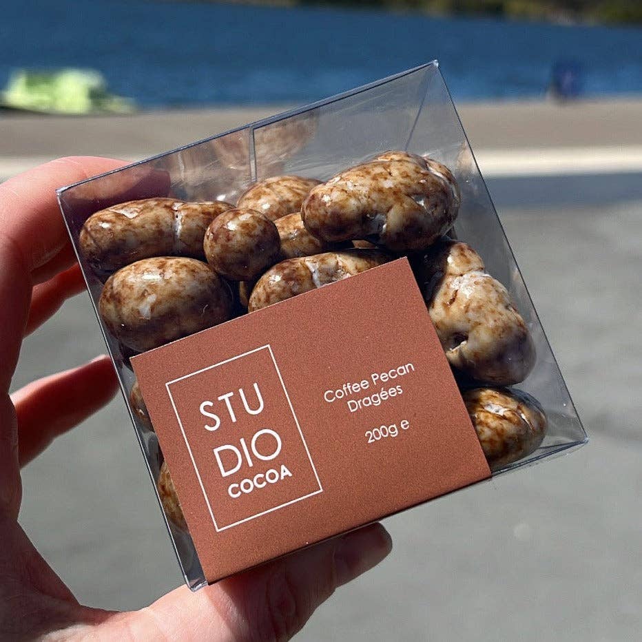 Studio Cocoa - Wholesale Chocolate Covered Sweets - Coffee Pecan Chocolate Dragées1